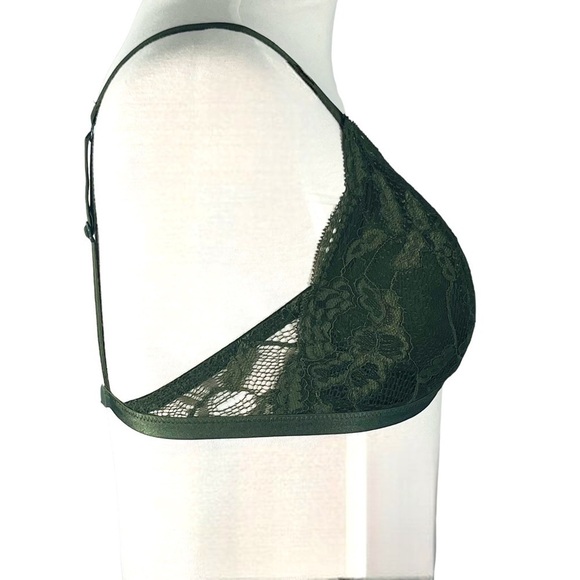 LA Senza push up bra lace padded mountain green size L - Picture 4 of 11